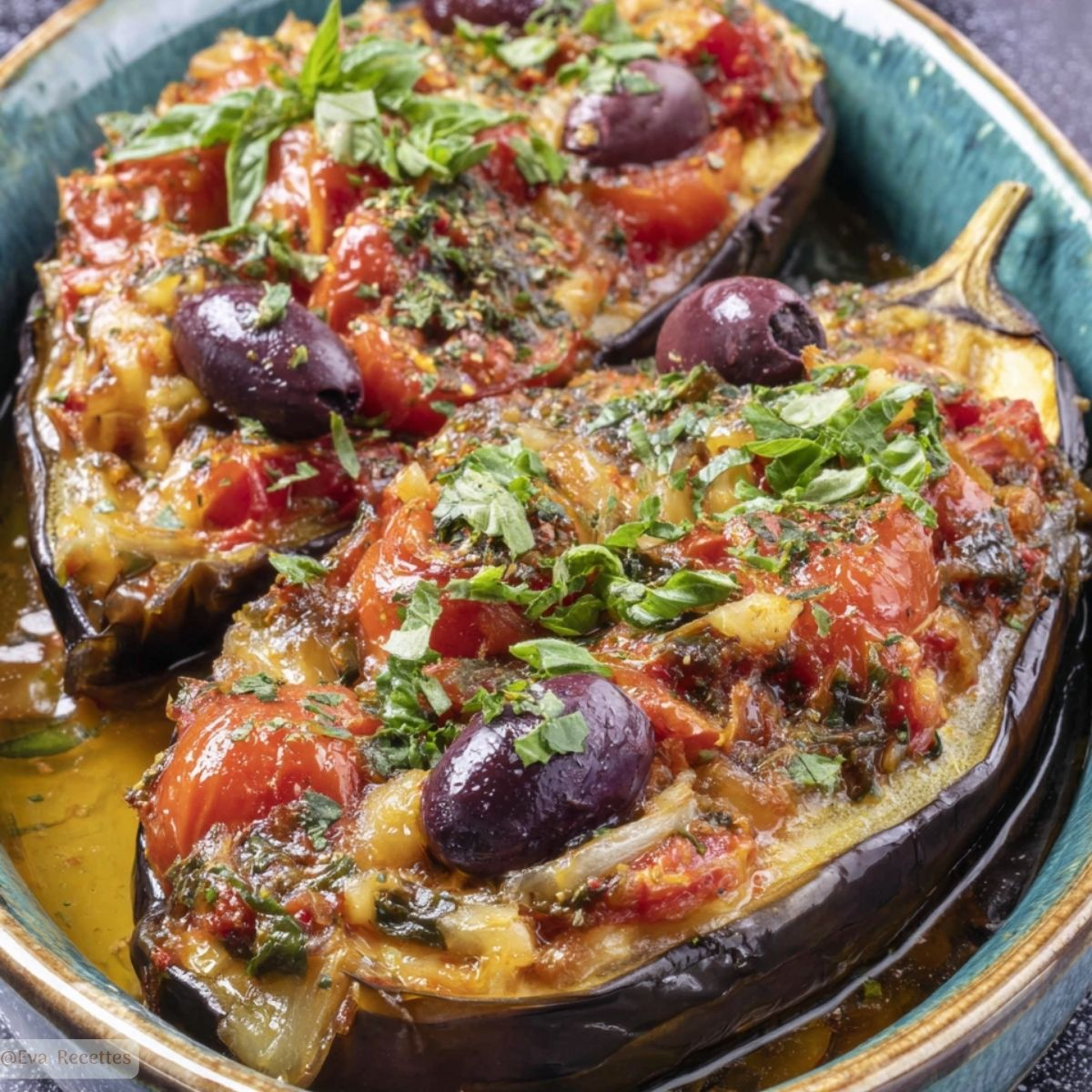 Accueil 1 Aubergines à la Sarde Farcies