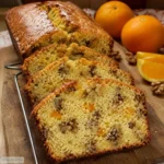 Cake Moelleux Orange Noix Miel