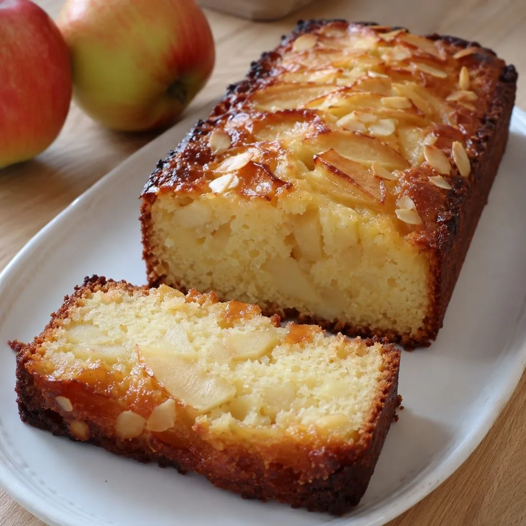 Cake moelleux frangipane aux pommes