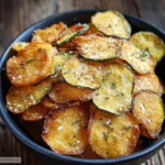 Chips de courgettes au four