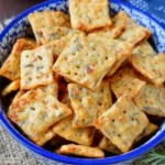 Crackers Apéritifs Moutarde et Comté