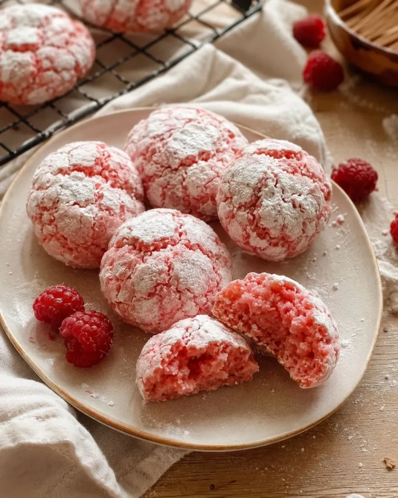 Craquelés à la framboise : recette facile et gourmande 5 Craquelés à la framboise recette facile et gourmande