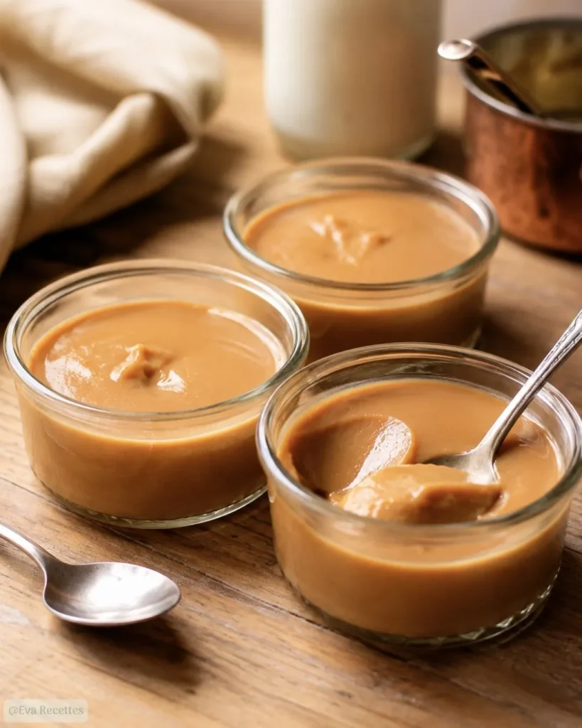 Crème caramel maison sans oeufs façon Danette 5 Crème caramel maison façon Danette