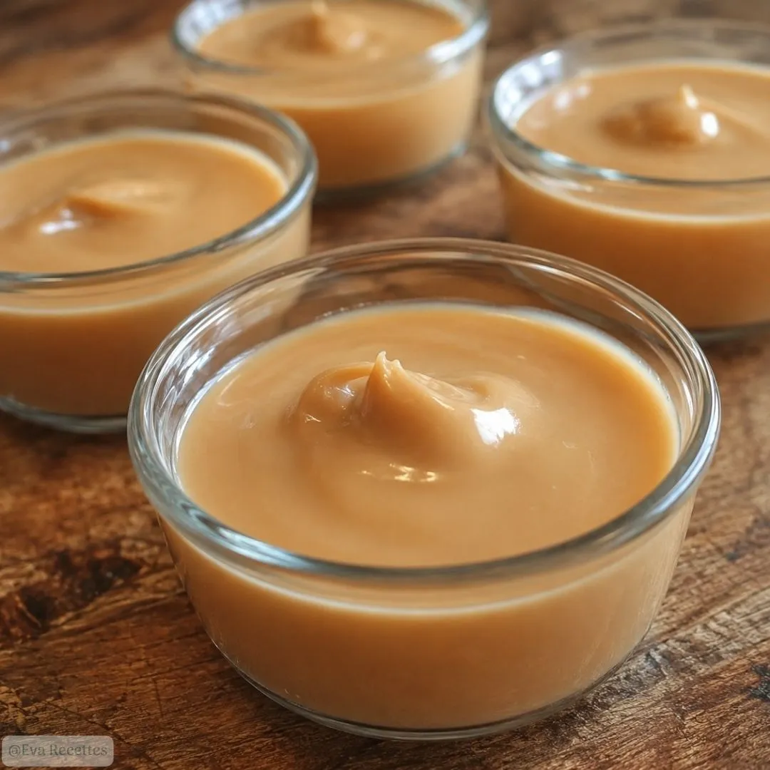 Crème caramel maison sans oeufs façon Danette