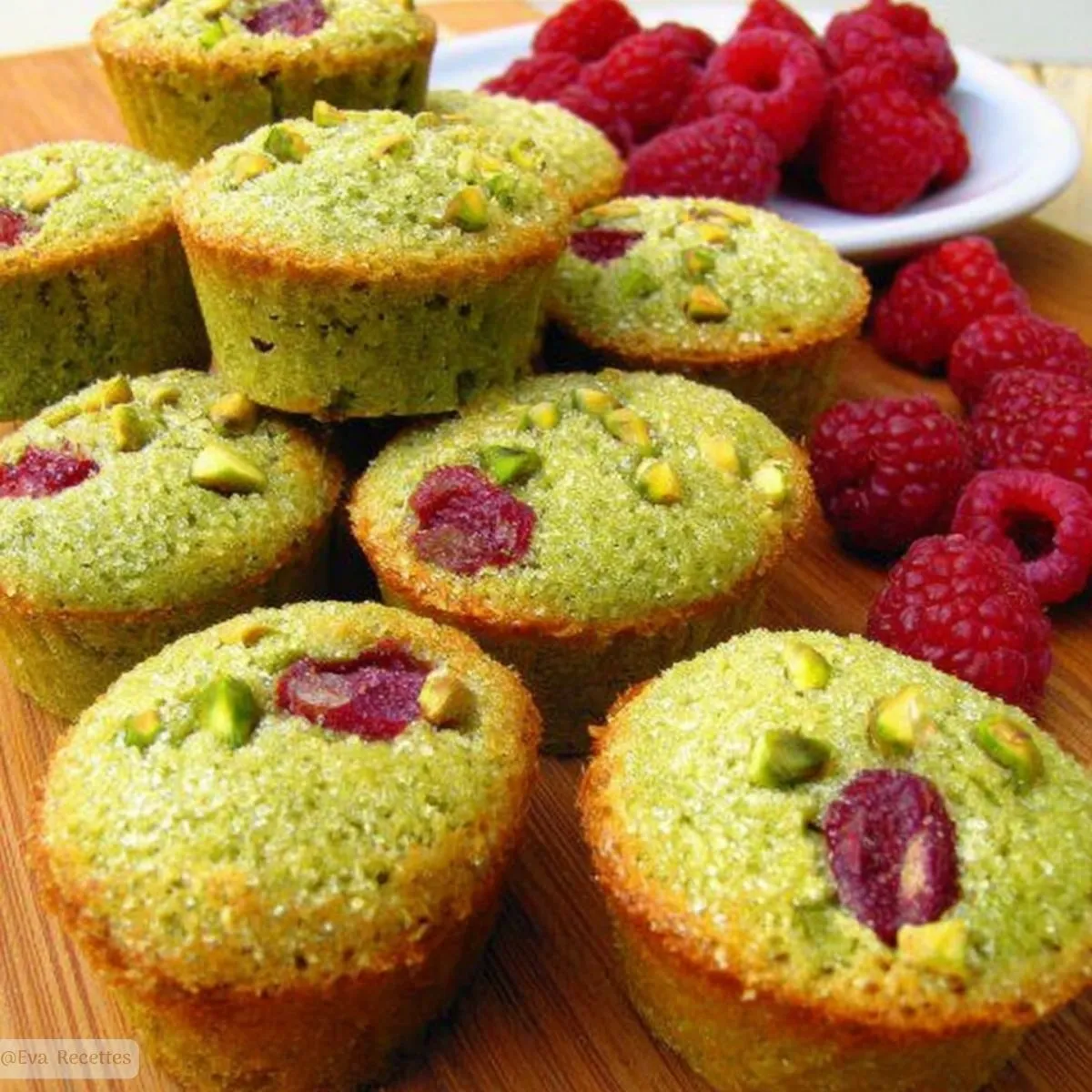 Financiers Pistache Framboise