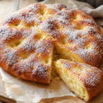 Fougasse sucrée fleur d'oranger rhum
