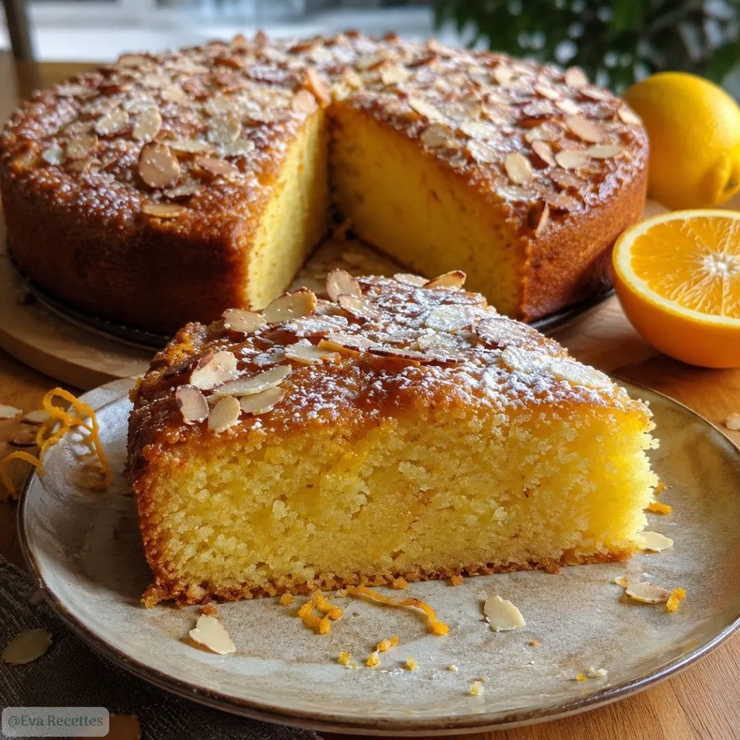 Gâteau Sicilien à l’Orange et aux Amandes