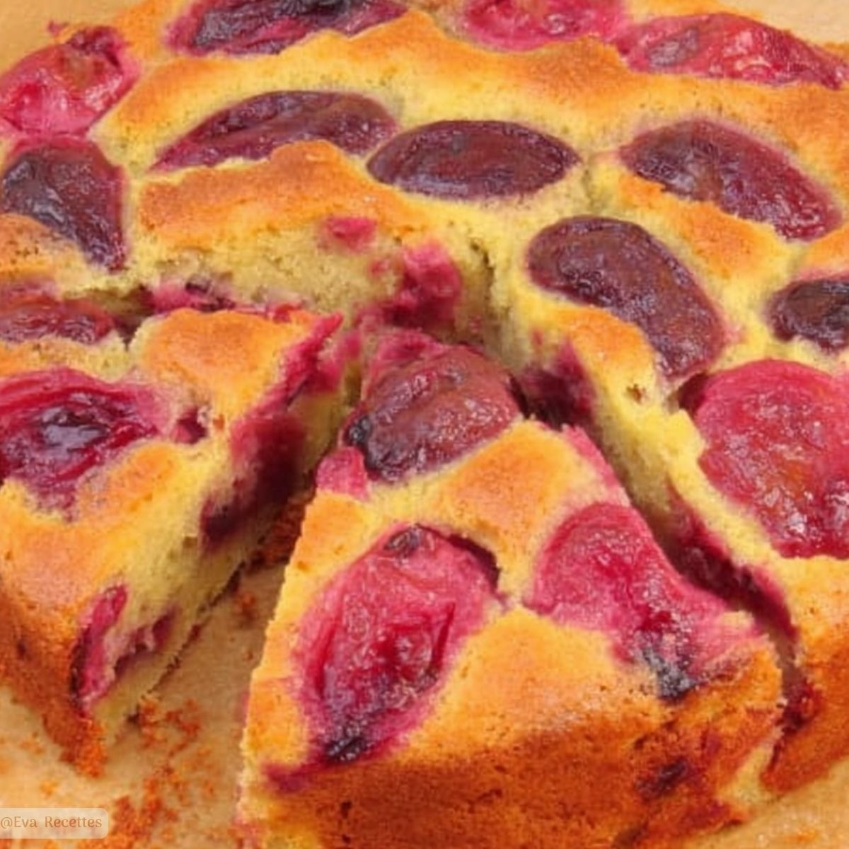 Gâteau aux prunes moelleux