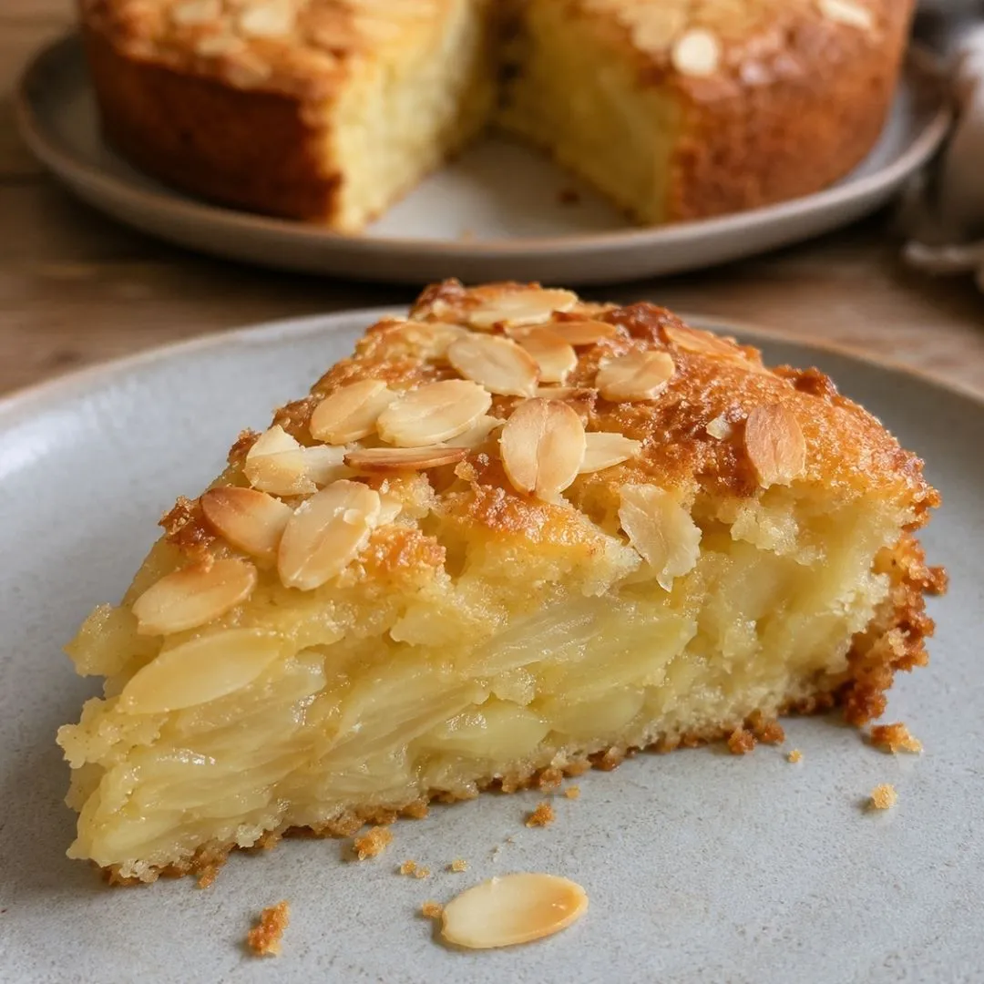 Gâteau moelleux aux pommes et amandes