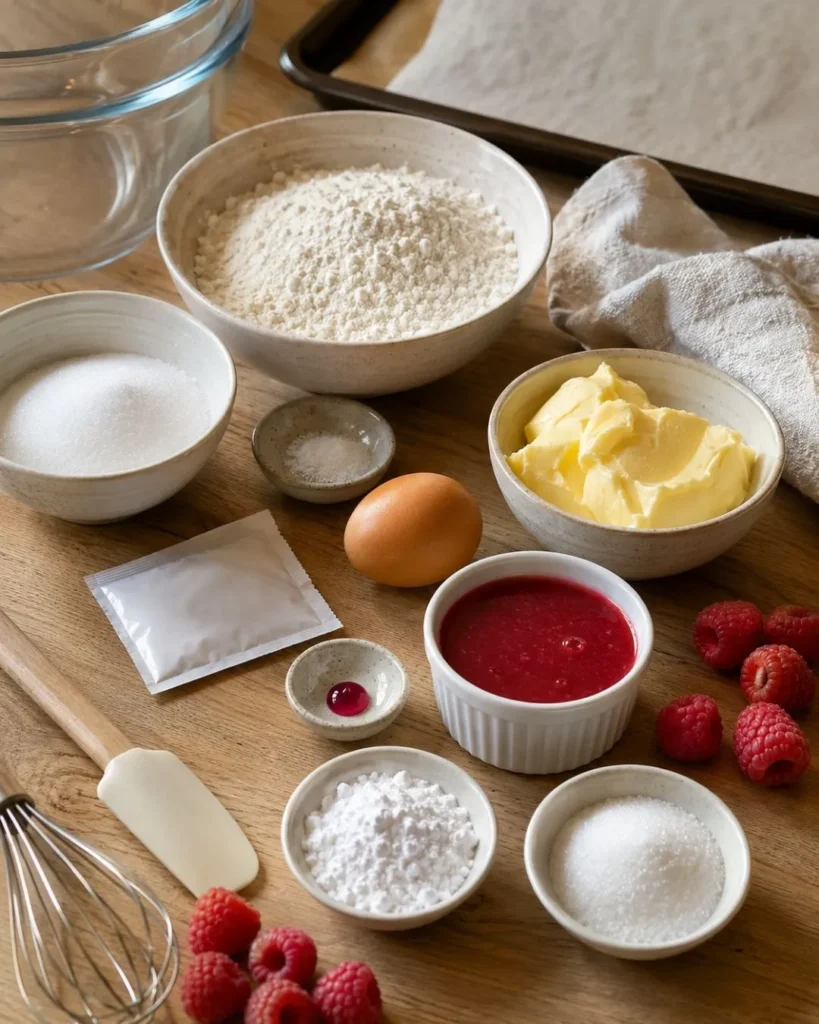 Craquelés à la framboise : recette facile et gourmande 6 Ingredients Craquelés à la framboise