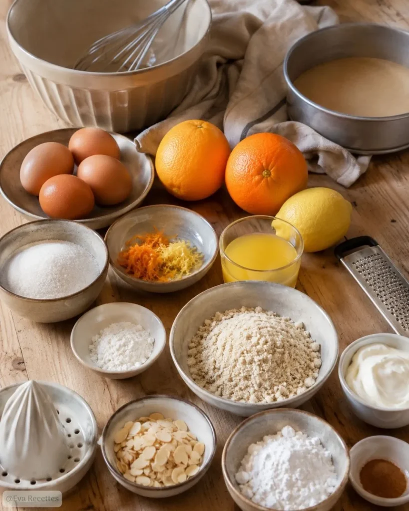 Gâteau Sicilien à l'Orange et aux Amandes 6 Ingredients Gâteau Sicilien à l'Orange et aux Amandes