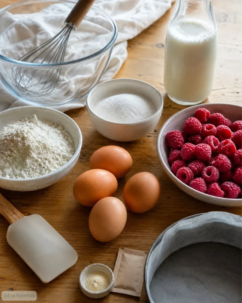 Millasson aux framboises recette facile 6 Ingredients Millasson aux framboises recette facile