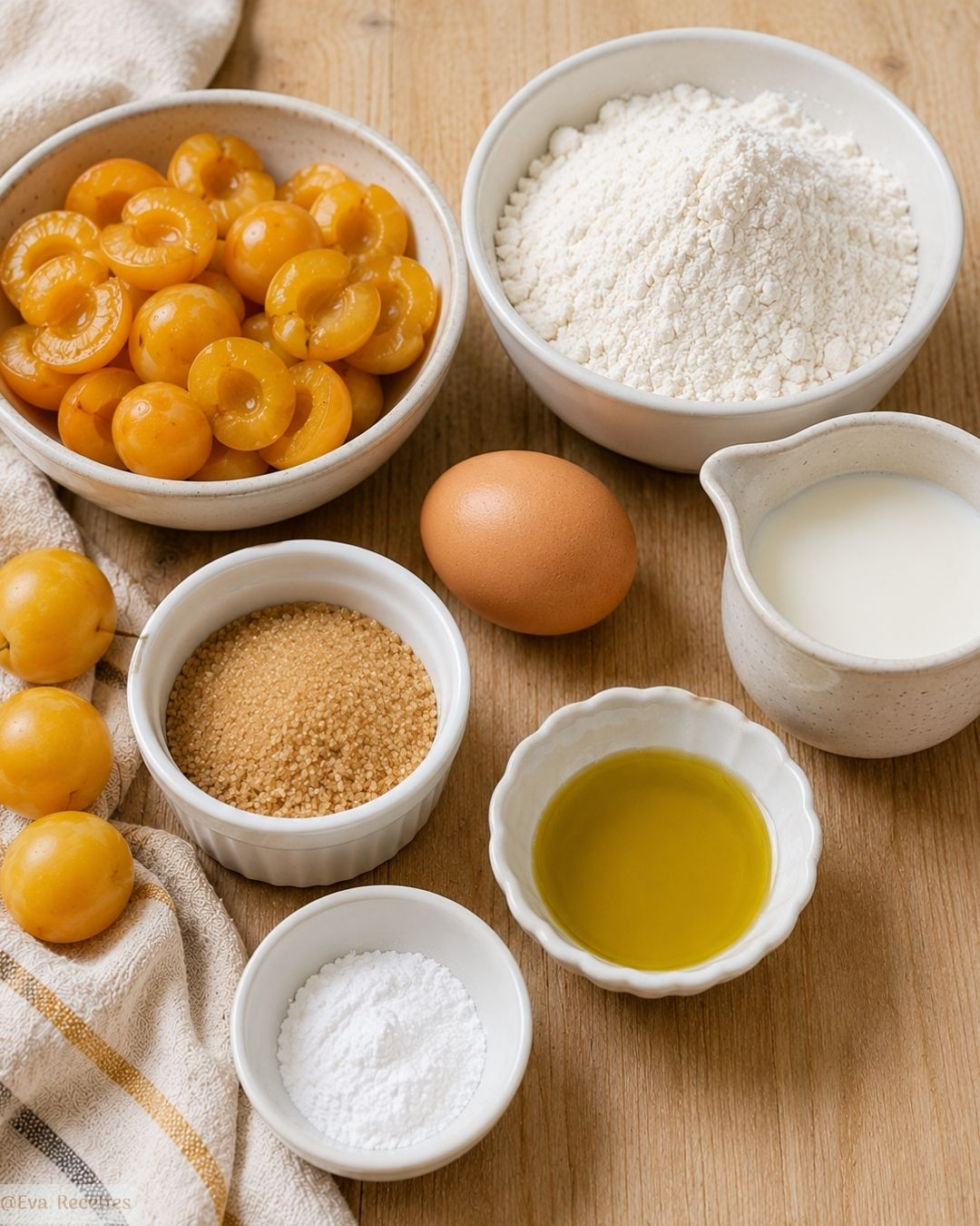 Ingredients Muffins aux Mirabelles