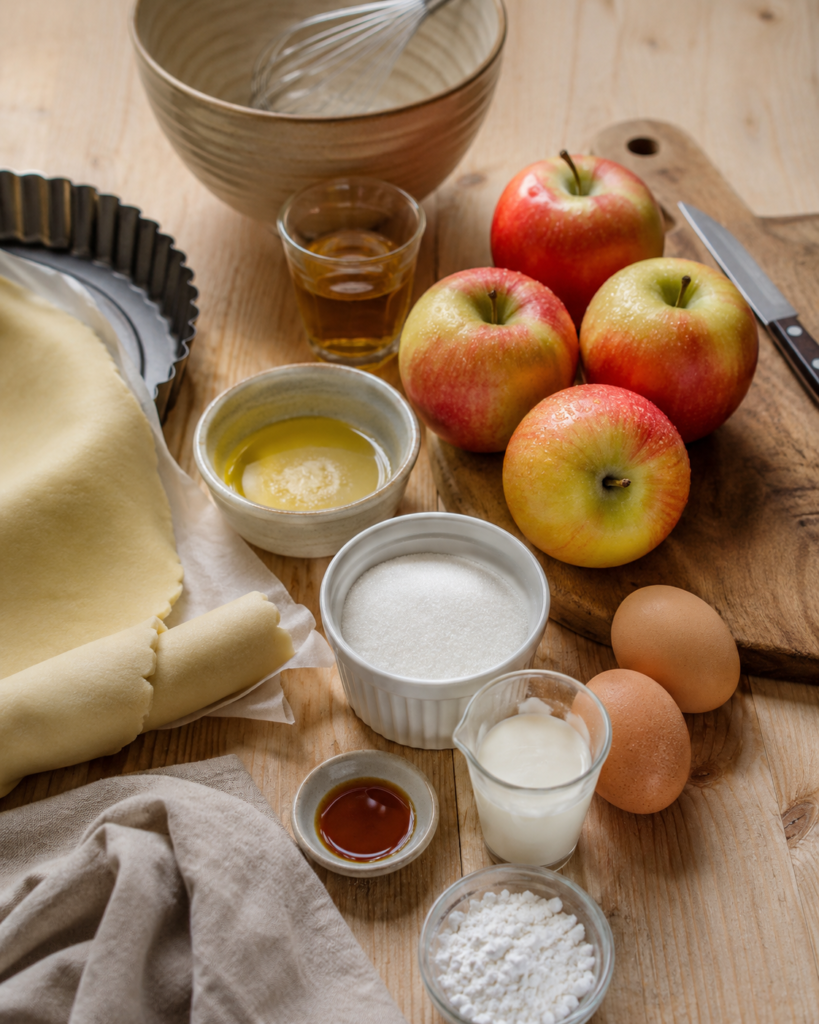 Tarte Normande aux Pommes Facile 6 Ingredients Tarte Normande aux Pommes