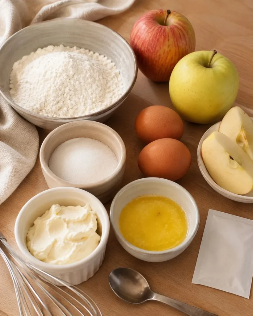 Cake moelleux frangipane aux pommes 7 Ingredients du Cake moelleux frangipane aux pommes