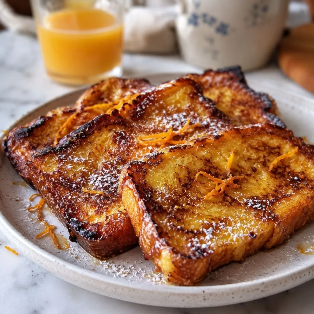 Pain perdu au rhum et à l’orange : la recette facile et gourmande