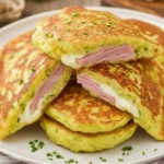 Pancakes Salés Courgette Chèvre Jambon