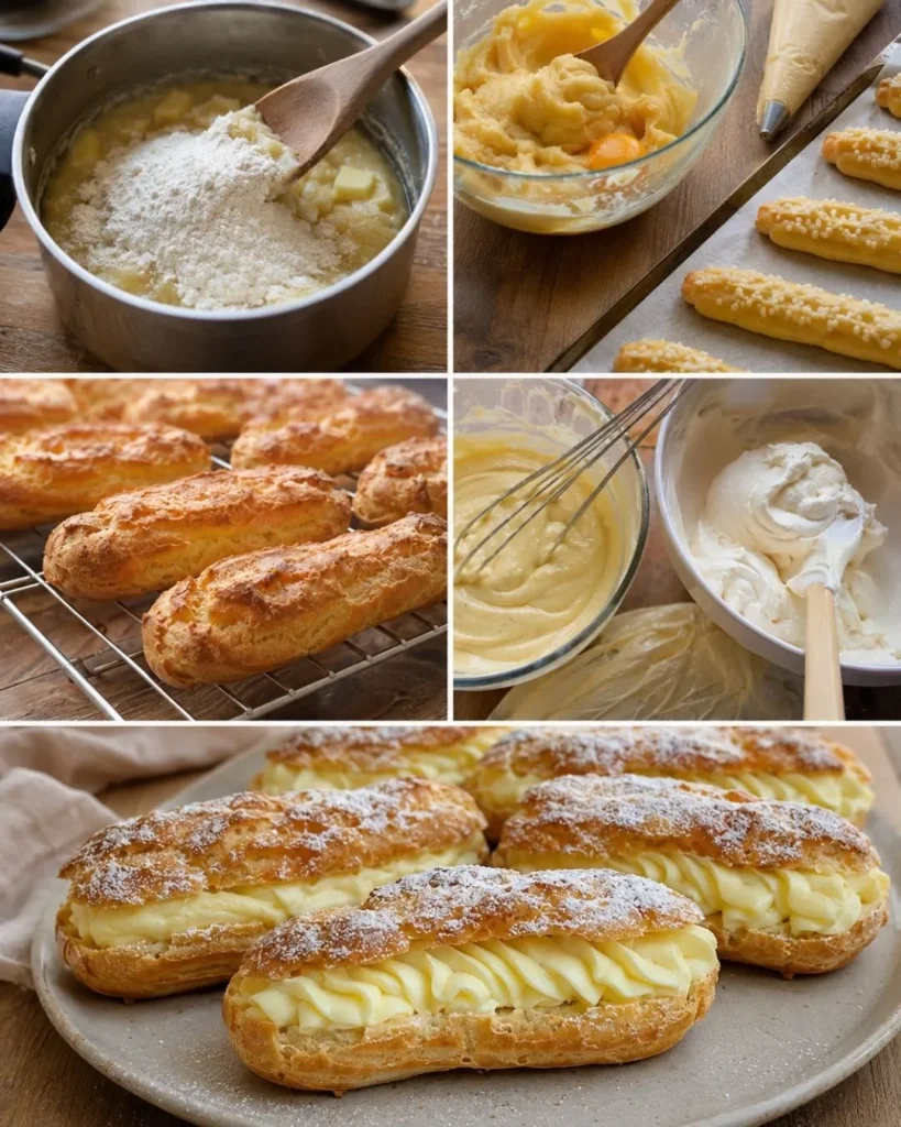 Préparation Éclair façon Tropézienne recette