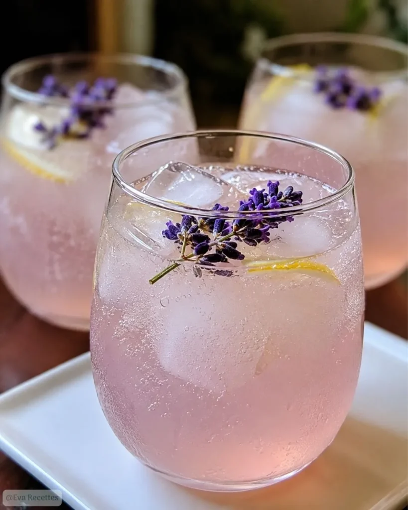 Préparation Spritz Limoncello Lavande