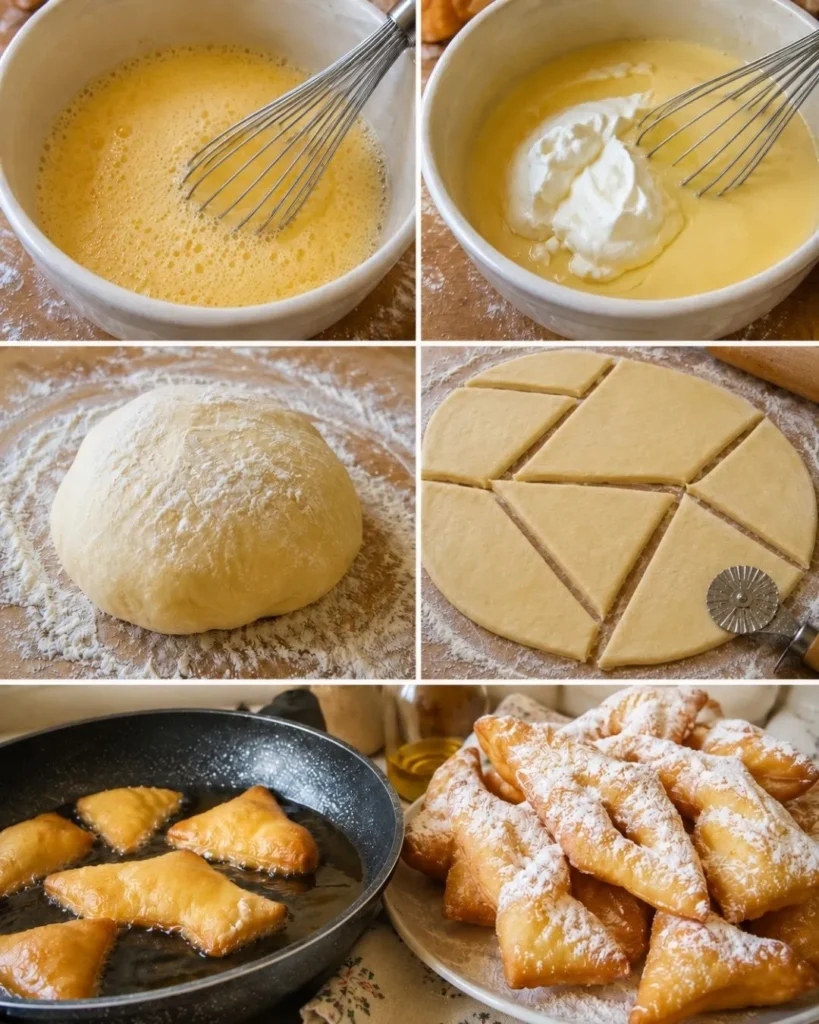 Préparation des Beignets de carnaval moelleux 