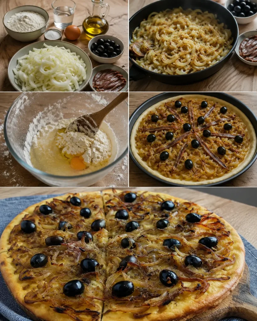 Pissaladière Traditionnelle 5 Préparation du Pissaladière Traditionnelle