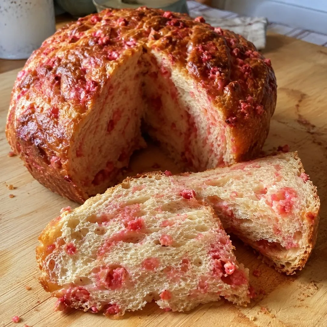 Recette Brioche Lyonnaise aux Pralines Roses