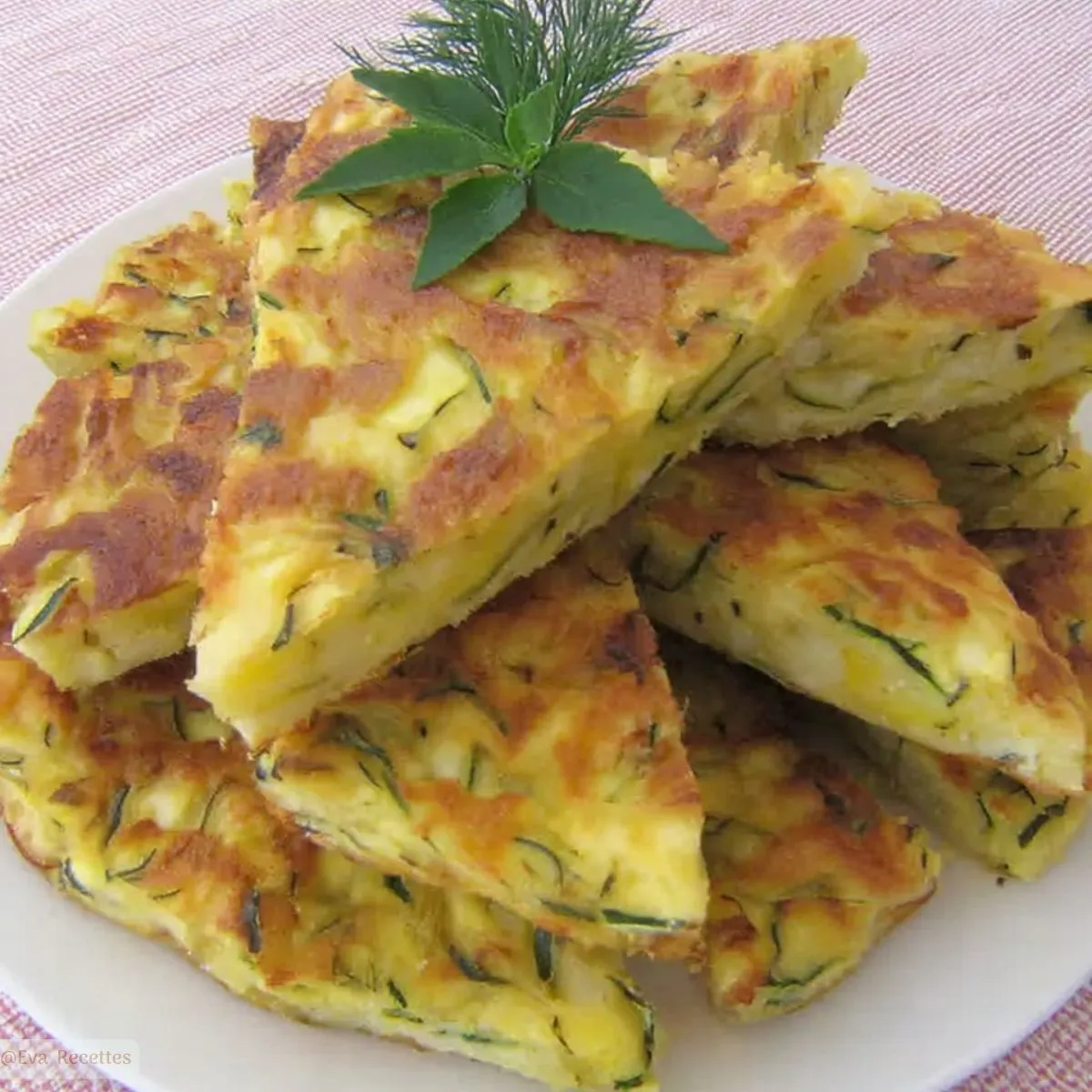 Scarpaccia courgettes fromage facile