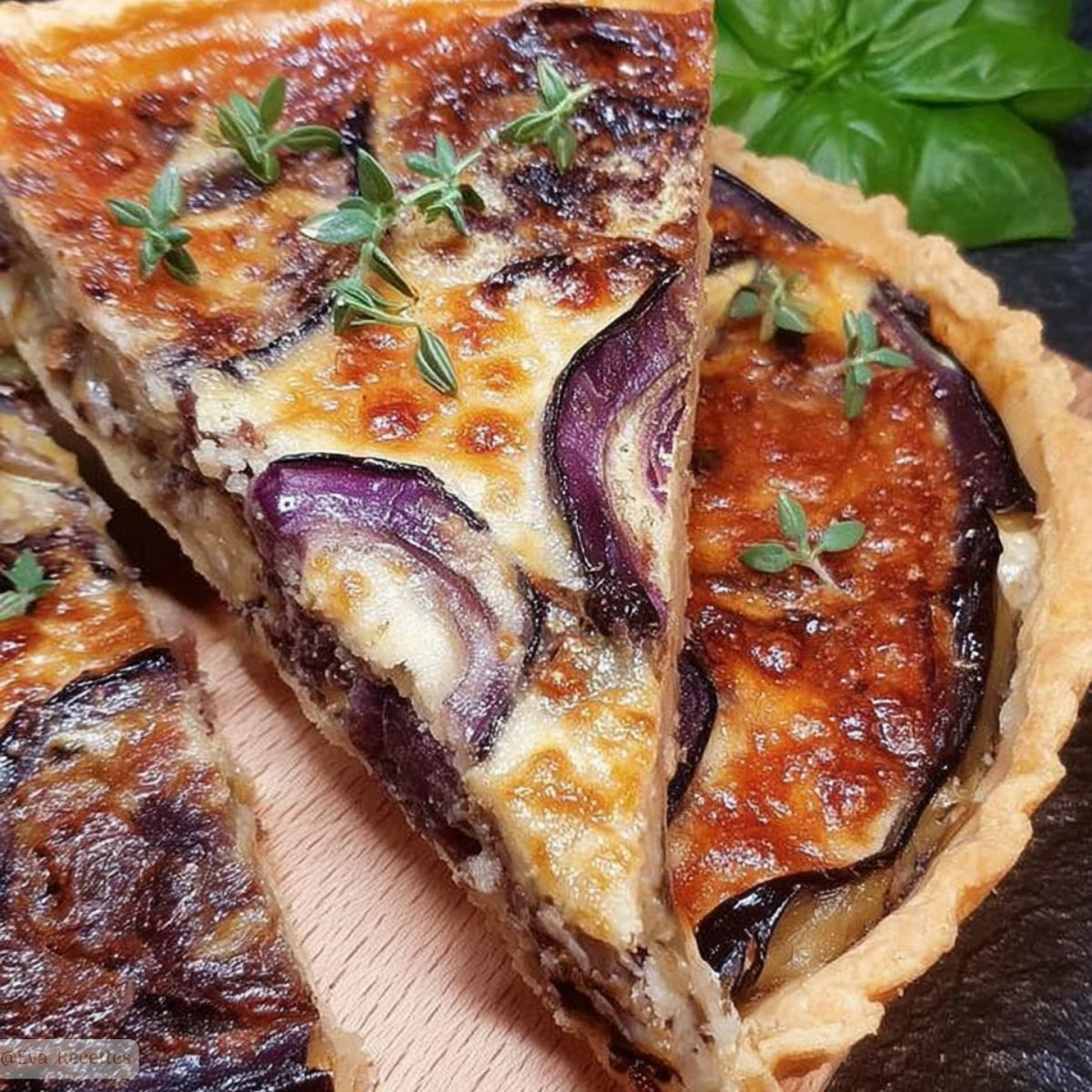 Tarte Aubergine Mozzarella Miel