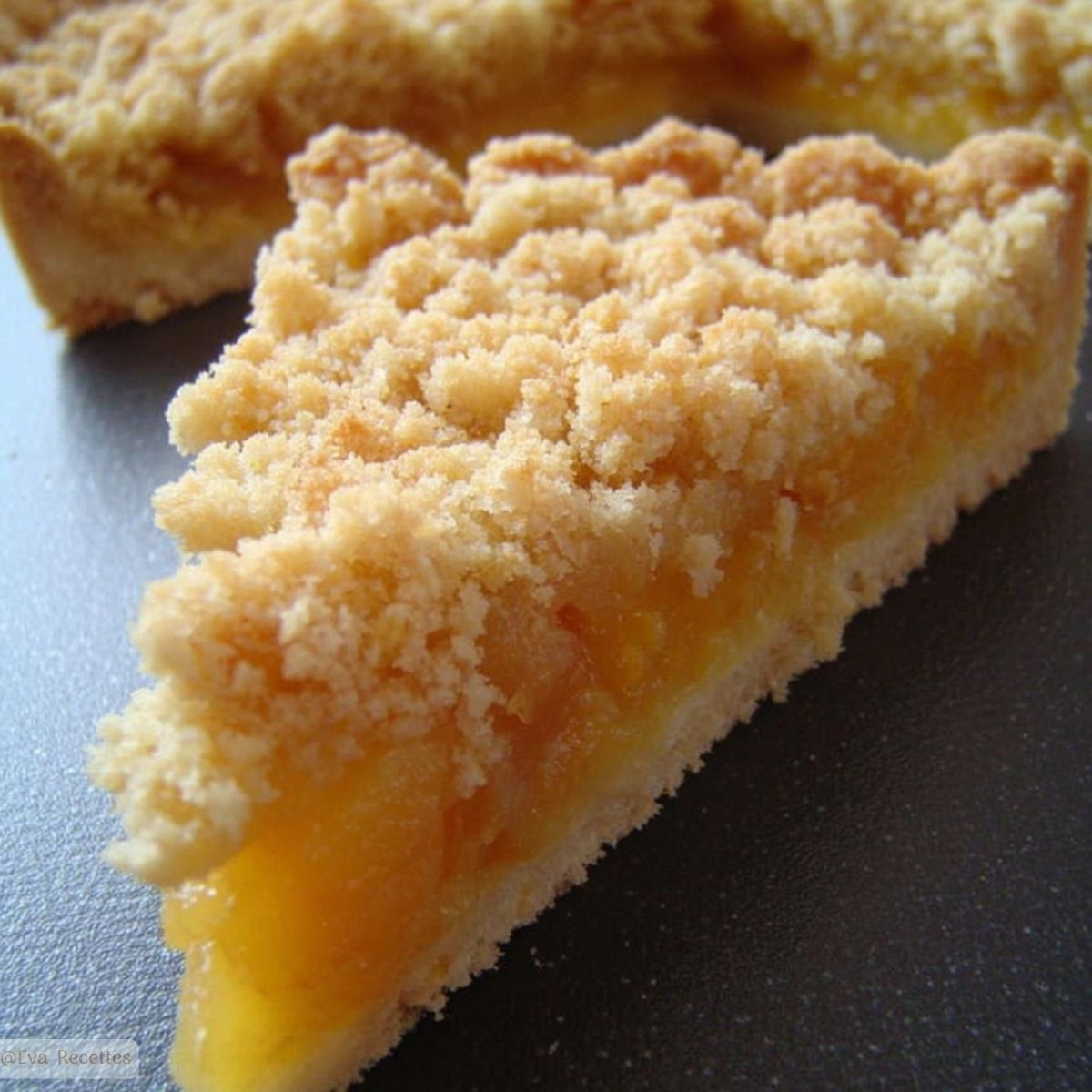 Tarte aux abricots crumble