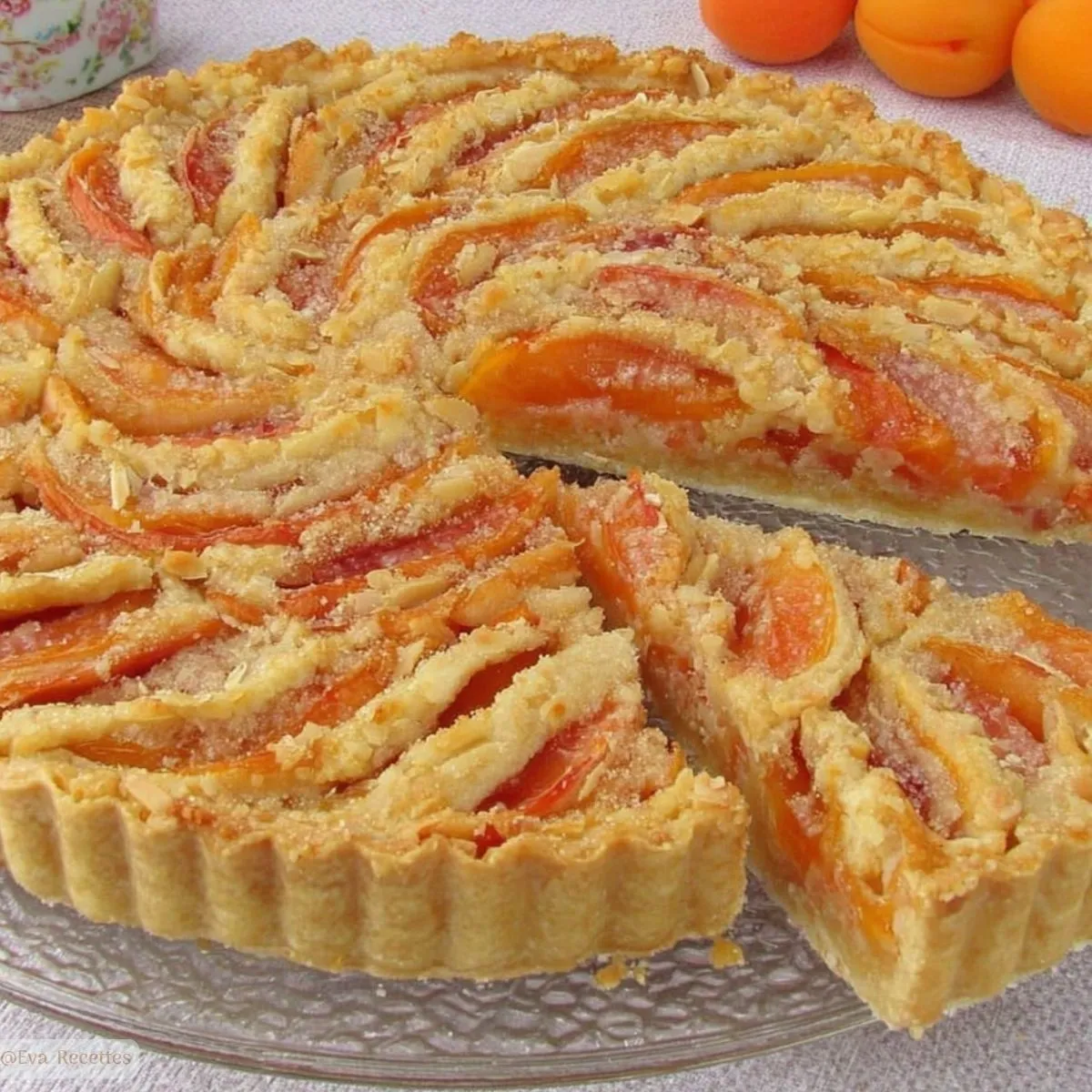 Accueil 1 Tarte aux abricots facile pâte feuilletée