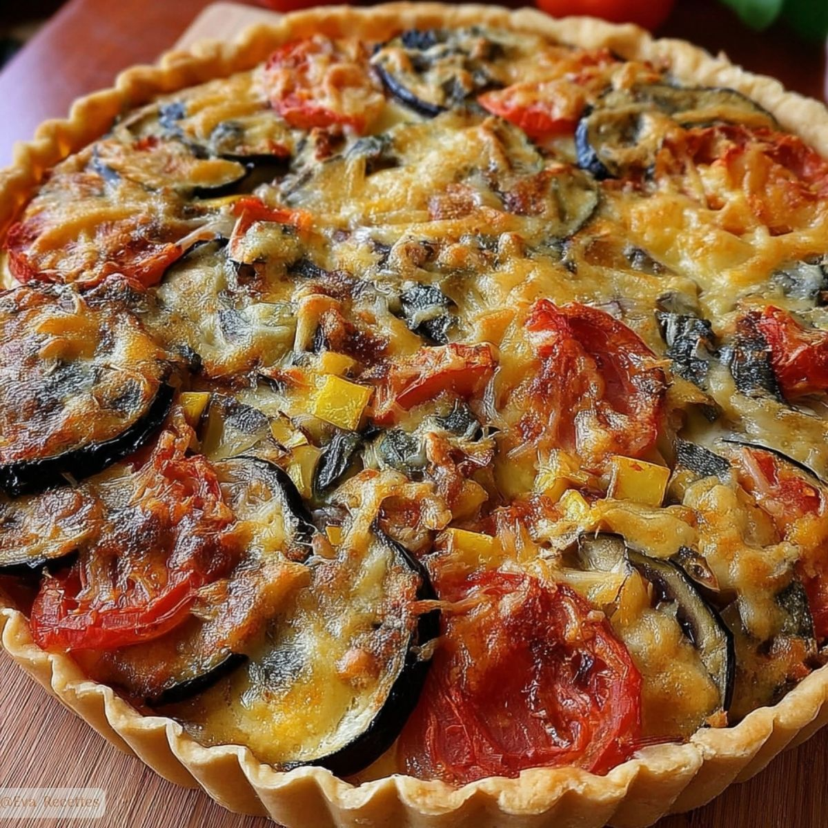 Tarte aux légumes facile et savoureuse
