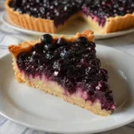 Tarte aux myrtilles amandine