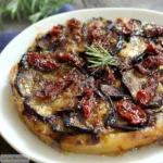 Tatin dAubergines aux Tomates Sechees