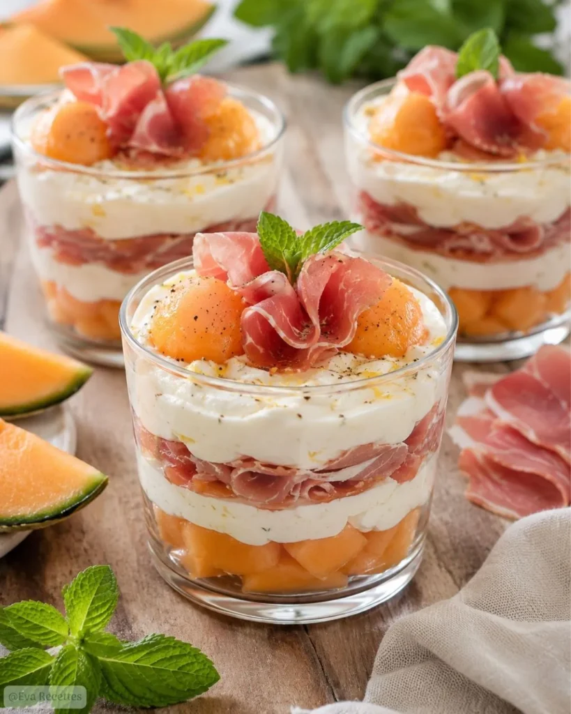 Tiramisu Melon Jambon Fromage Frais Recette Estivale 5 Tiramisu Melon Jambon Fromage Frais