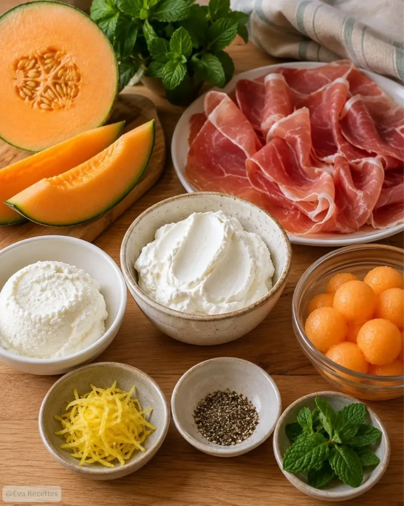 Tiramisu Melon Jambon Fromage Frais Recette Estivale 6 image Tiramisu Melon Jambon Fromage Frais