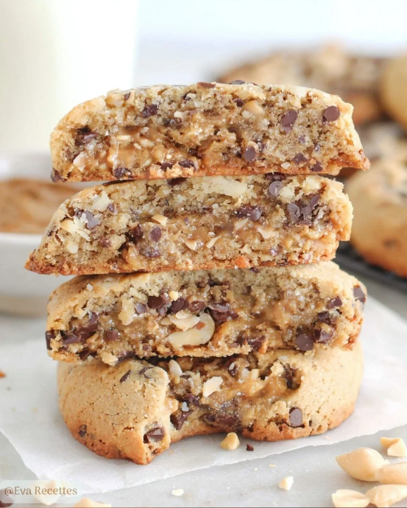 Cookies au Beurre de Cacahuètes et Chocolat 3 Cookies au Beurre de Cacahuètes et Chocolat facile