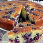 Gâteau aux myrtilles