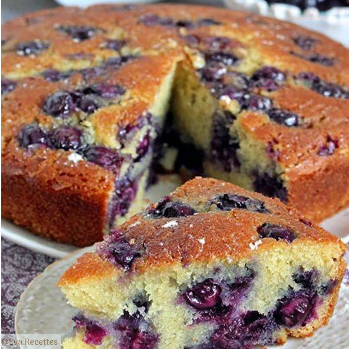 Gâteau aux Myrtilles