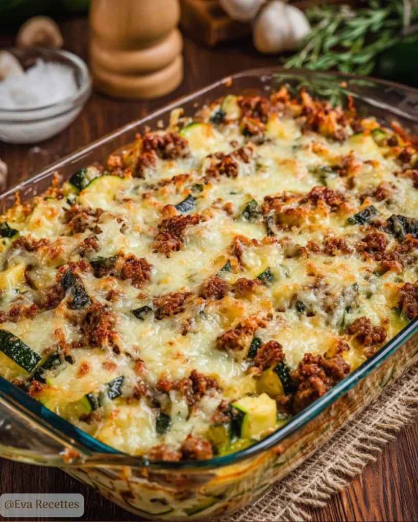 Gratin De Courgettes À La Viande Hachée 3 Gratin De Courgettes À La Viande Hachée
