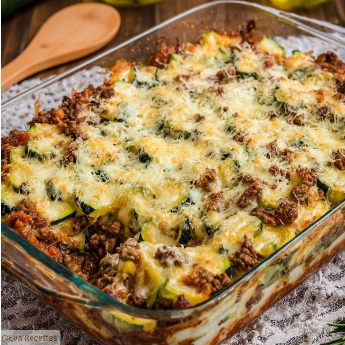 Gratin De Courgettes À La Viande Hachée