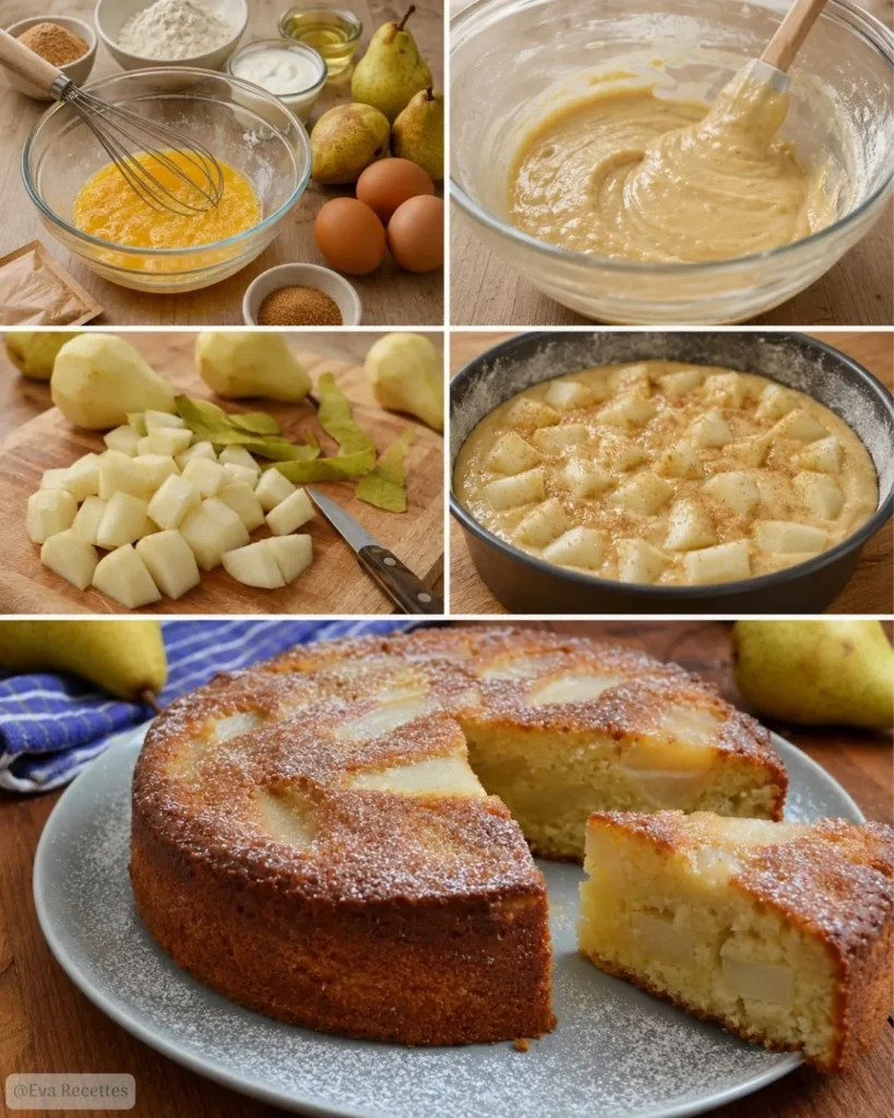 Tarte Poire Noisette Sablé Breton Gourmande 7 Préparation du Tarte Poire Noisette Sablé Breton