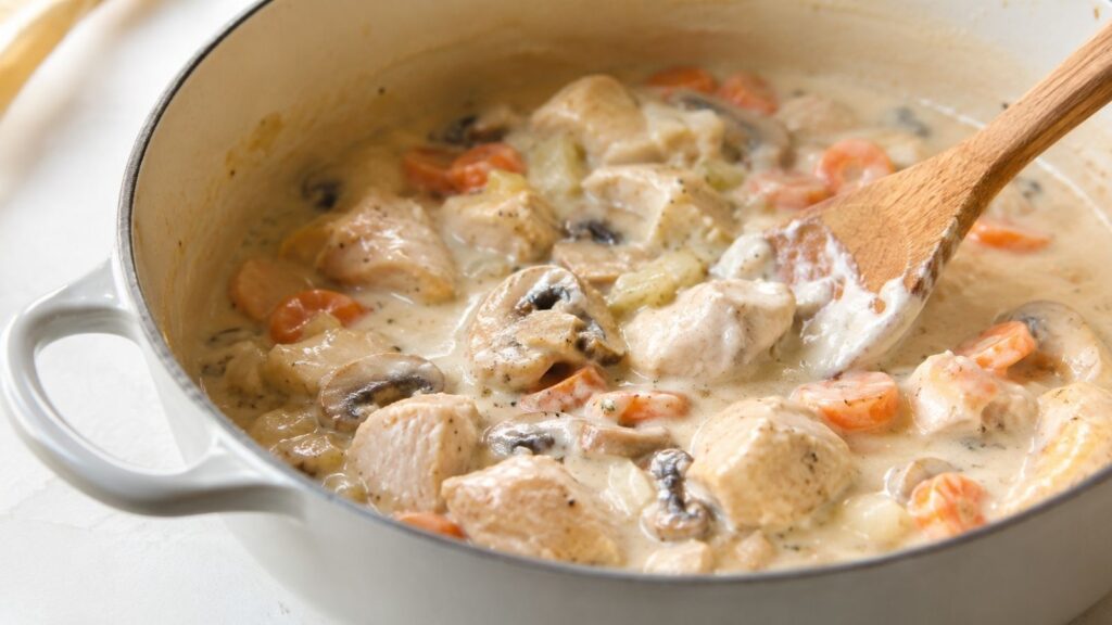 Blanquette de poulet crémeuse