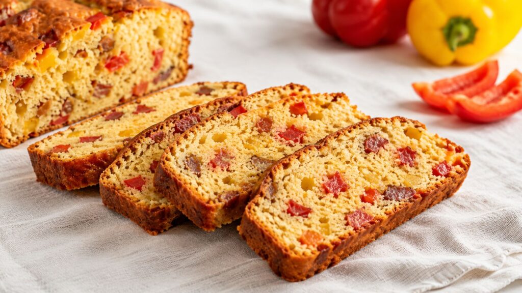 Cake au Chorizo et aux Poivrons : Moelleux et Parfait pour les Repas d’Été 3 Cake au chorizo et aux poivrons moelleux