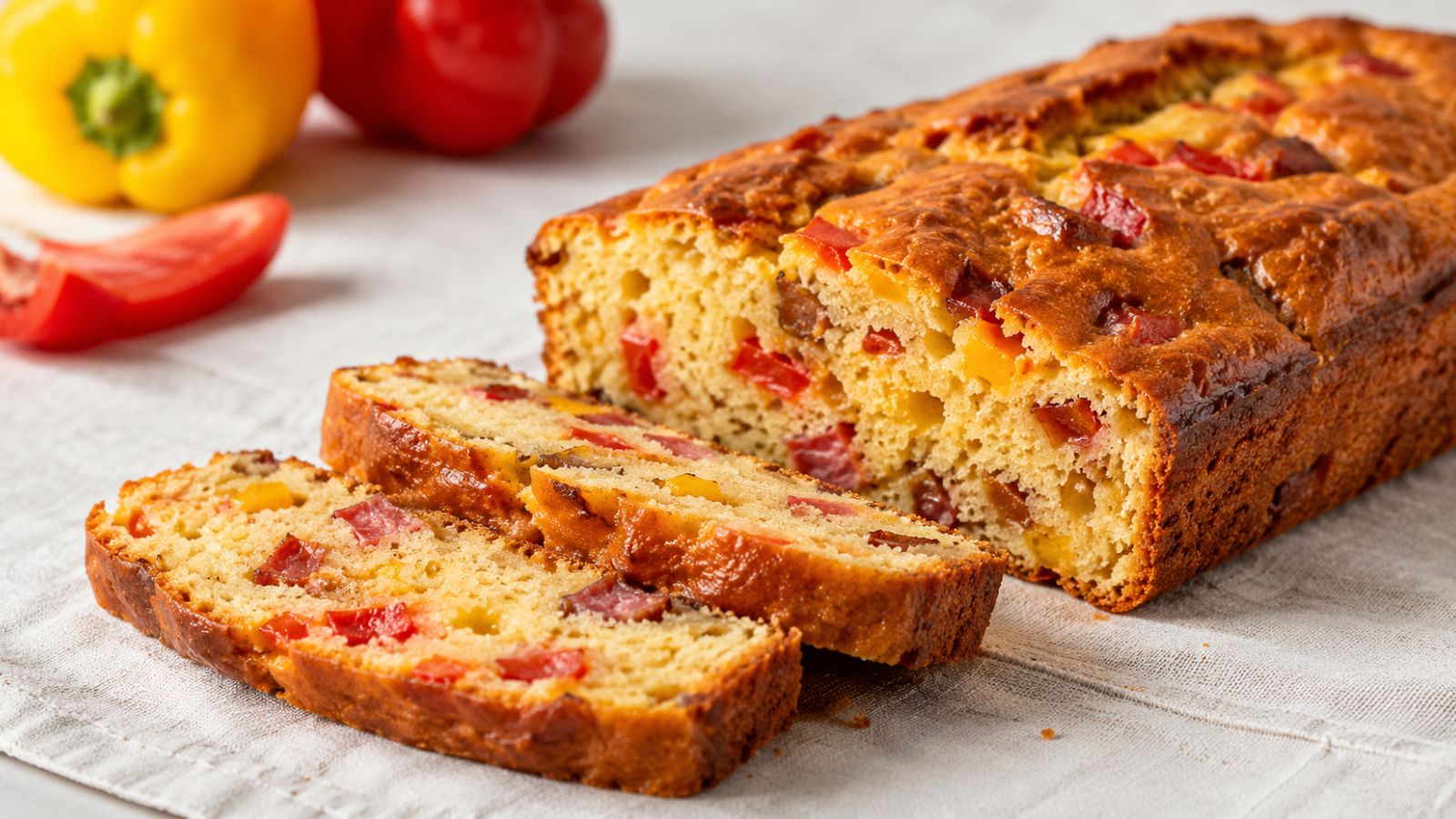 Accueil 1 Cake au Chorizo et aux Poivrons : Moelleux et Parfait pour les Repas d’Été