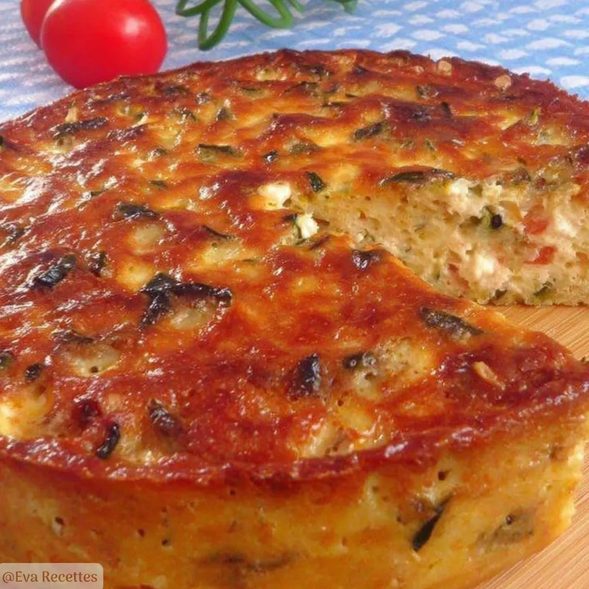 Accueil 5 Clafoutis Courgettes Tomates Mozzarella Salé