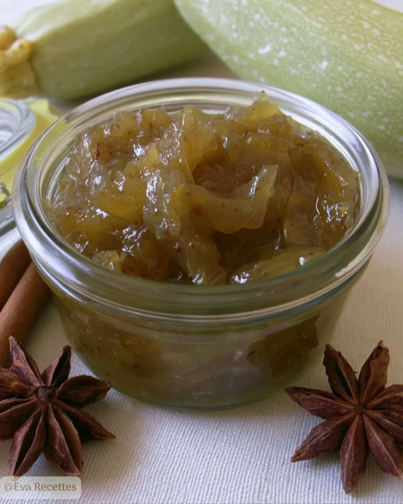 Confiture de courgettes aux épices 3 Confiture de courgettes aux épices facile