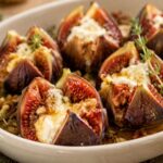Figues rôties au chèvre miel et noix