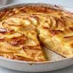 Flamusse aux pommes caramélisées recette bourguignonne