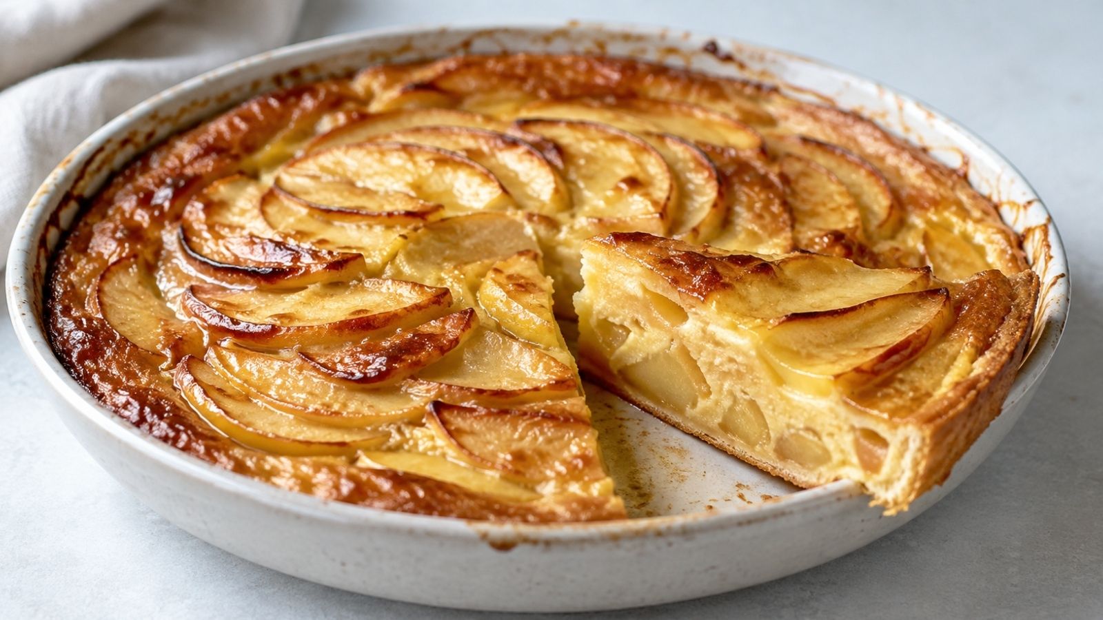 Flamusse aux Pommes Caramélisées : Entre Flan et Clafoutis