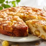 Gâteau moelleux aux mirabelles et amandes